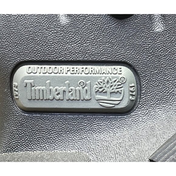 Timberland Men’s Black Leather White Ledge Mid Waterproof Hiking Boots Size 10 - Picture 10 of 10